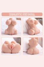 Elu Vibrating Doll Vibrating female sex doll torso adult sex toy for men realistic genital massager - Image 5