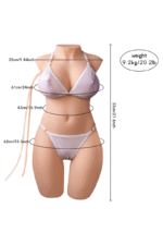 Miah - 21.6ft/55cm Vibrator In Stock Yeloly TPR Real Dolls[In Stock | Us Only ] - Image 9