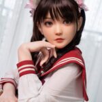 Japanese School-style Sakura Realistic silicone sex doll  Energetic Girl-style Cute with Cat Ears