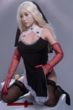 Forbidden Seduction Seraphina Realistic silicone sex doll Gothic Sorrow Divine Corruption