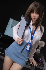 Office agility Cynthia Realistic silicone sex doll  Commute sweet softness